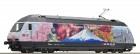 73271 Roco Electric locomotive Re 460 036-7 with advertisement of Japan Digital with sound